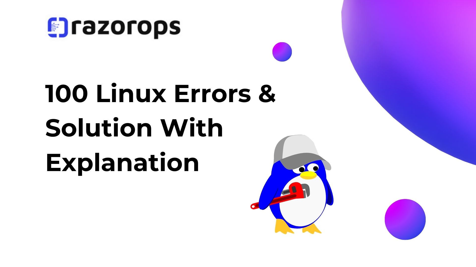 100 Linux Errors & Solution  With Explanation